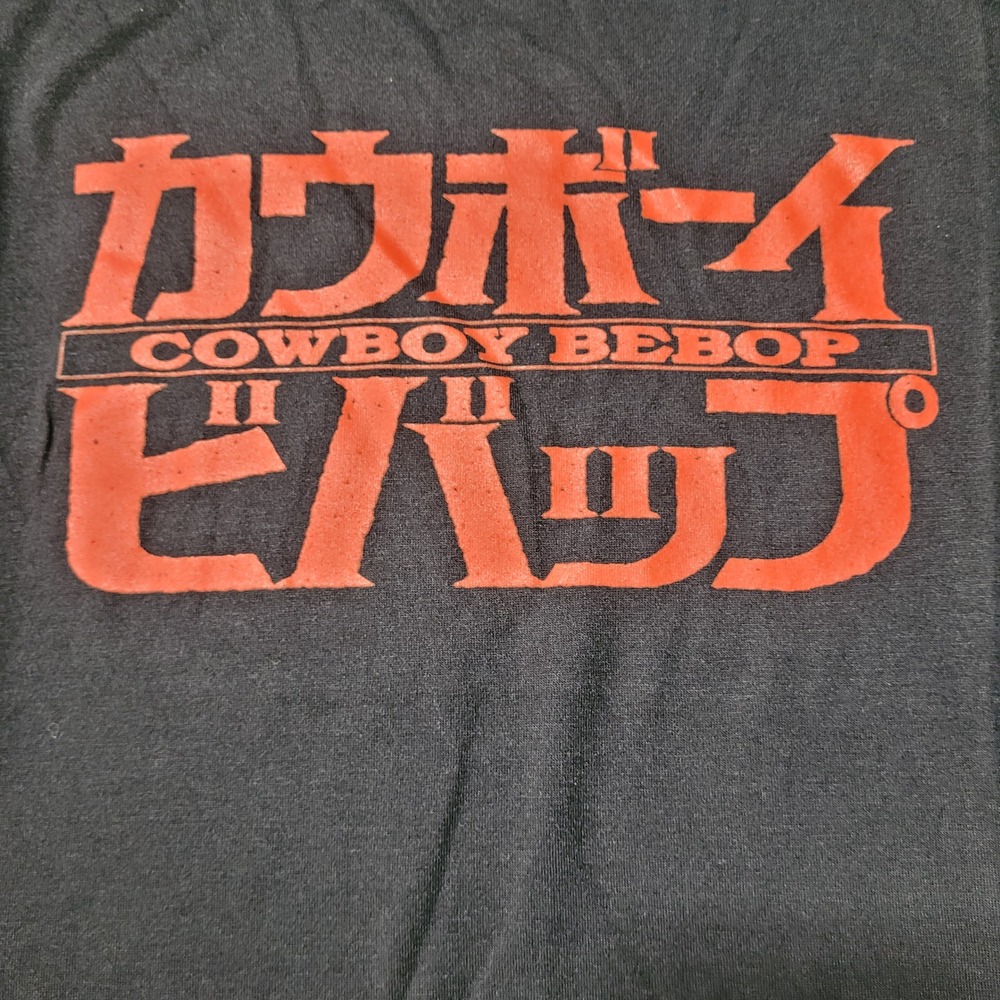 Cowboy Bebop Anime Tank Top Funimation Sunrise Black Graphic Sleeveless Tee S